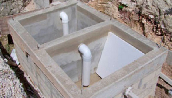 fosa séptica hormigón